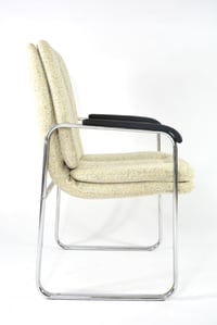 Image 4 of  Fauteuil de bureau crème chiné