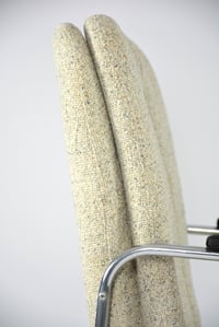 Image 3 of  Fauteuil de bureau crème chiné