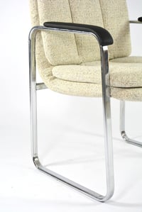 Image 2 of  Fauteuil de bureau crème chiné