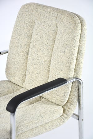 Image of  Fauteuil de bureau crème chiné