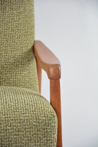 Image 7 of Fauteuil PEN chiné vert