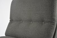 Image 6 of Chauffeuse grise années 70 / banquette