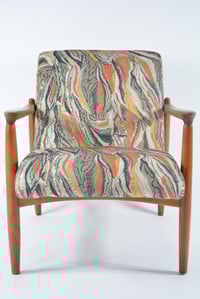 Image 6 of Fauteuil Wroclaw à motifs terracotta