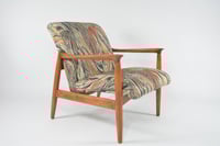 Image 1 of Fauteuil Wroclaw à motifs terracotta