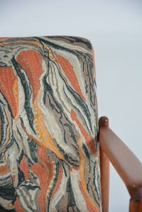 Image 8 of Fauteuil Wroclaw à motifs terracotta