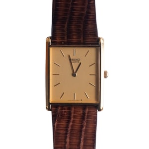 80s seiko gold tank