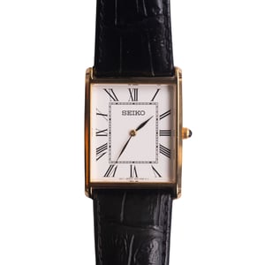 seiko roman numeral tank