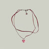 Collier rouge