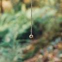 Bronze hagstone necklace 