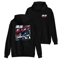 Image 1 of "STAY SIDEWAYS" R34 TANDEM - HOODIE (BLACK)
