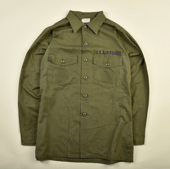 Image of OG 507 green military shirt VINTAGE by HolyHouse