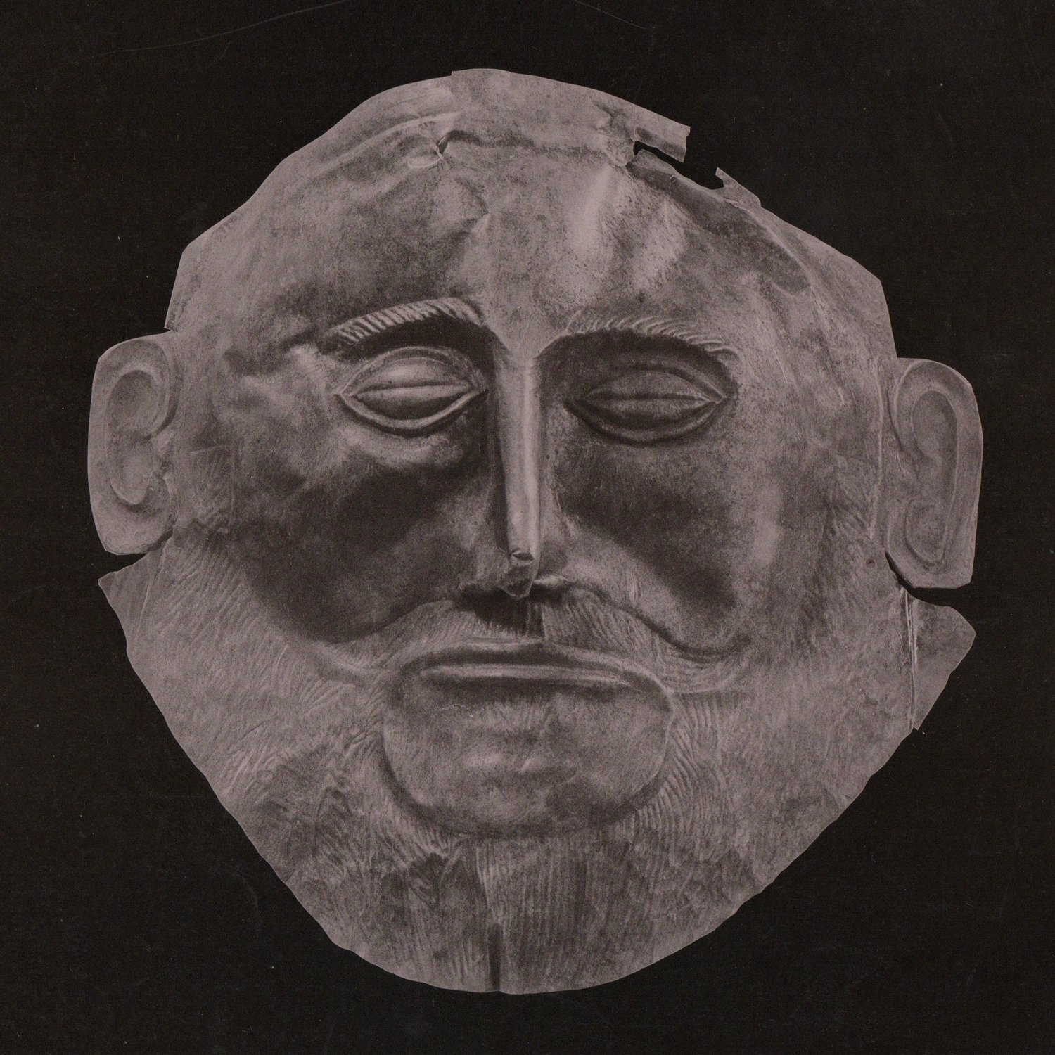 Image of Anonyme: Greek funeral mask, collotype ca. 1890