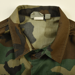 Image of Combat field military shirt woodland camo VINTAGE by HolyHouse