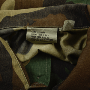 Image of Combat field military shirt woodland camo VINTAGE by HolyHouse