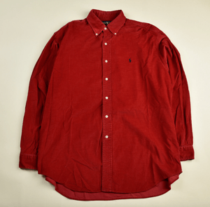 Image of Ralph Lauren corduroy shirt red VINTAGE by HolyHouse