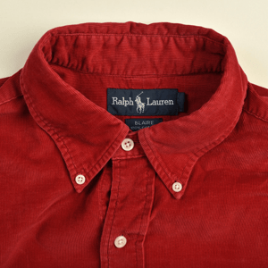 Image of Ralph Lauren corduroy shirt red VINTAGE by HolyHouse