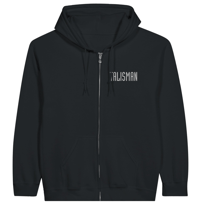 Image 1 of Talisman - Hoodie Text Logo print front/back (Black)