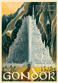 Lienzo Tolkien Gondor