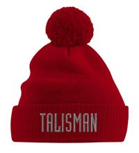 Image 2 of Talisman - Text Embroidery logo Snowstar Beanie (multiple colors)