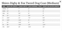 Image 2 of Digby & Fox Tweed Dog Coat