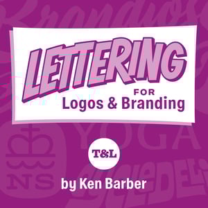 Image of Lettering for Logos & Branding Workshop + PDF Guidebook