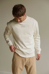 Image 1 of SUDADERA OVERSIZE "SOIL" IVORY