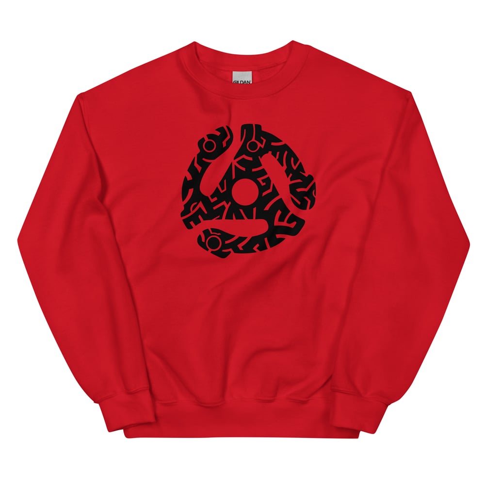 45 record adapter Unisex Sweatshirt