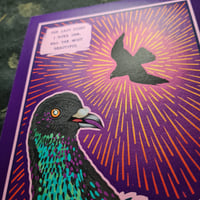 Image 3 of "The Last Sight I Ever Saw" Shimmer Art Print - 5" x 7"