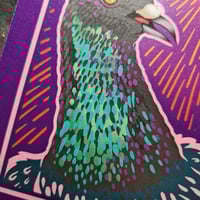 Image 4 of "The Last Sight I Ever Saw" Shimmer Art Print - 5" x 7"