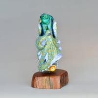 Image 1 of XXXXL. Twisted Periwinkle Reticulated Octopus Tower - Flamework Glass Sculpture