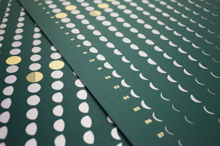 MOON CALENDAR 2025 – Forest Green Edition Image 2