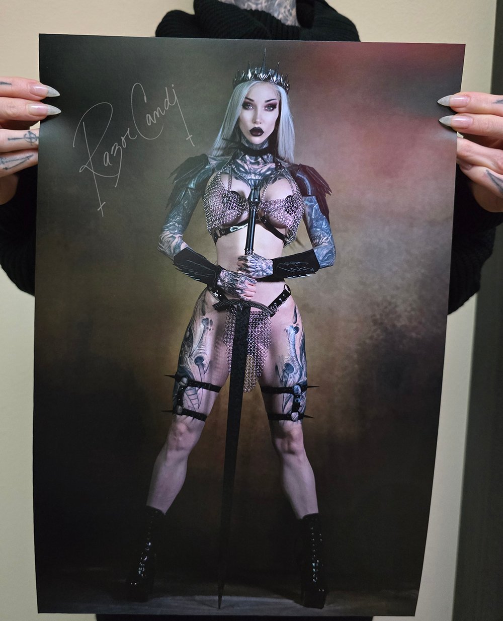 WITCH QUEEN 12"x18" signed poster