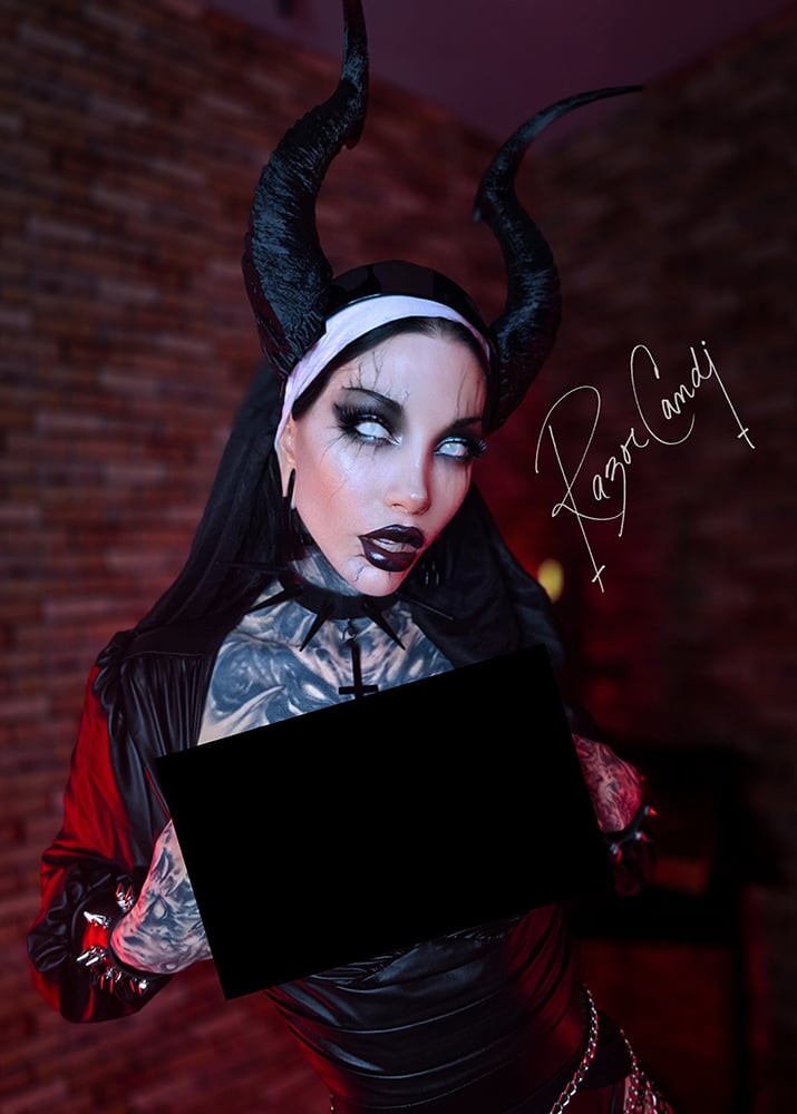 DIABOLIC  5x7inch nsfw signed print