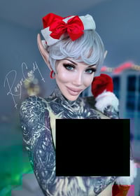 Image 2 of SANTA'S HELPER 5x7inch signed nsfw print
