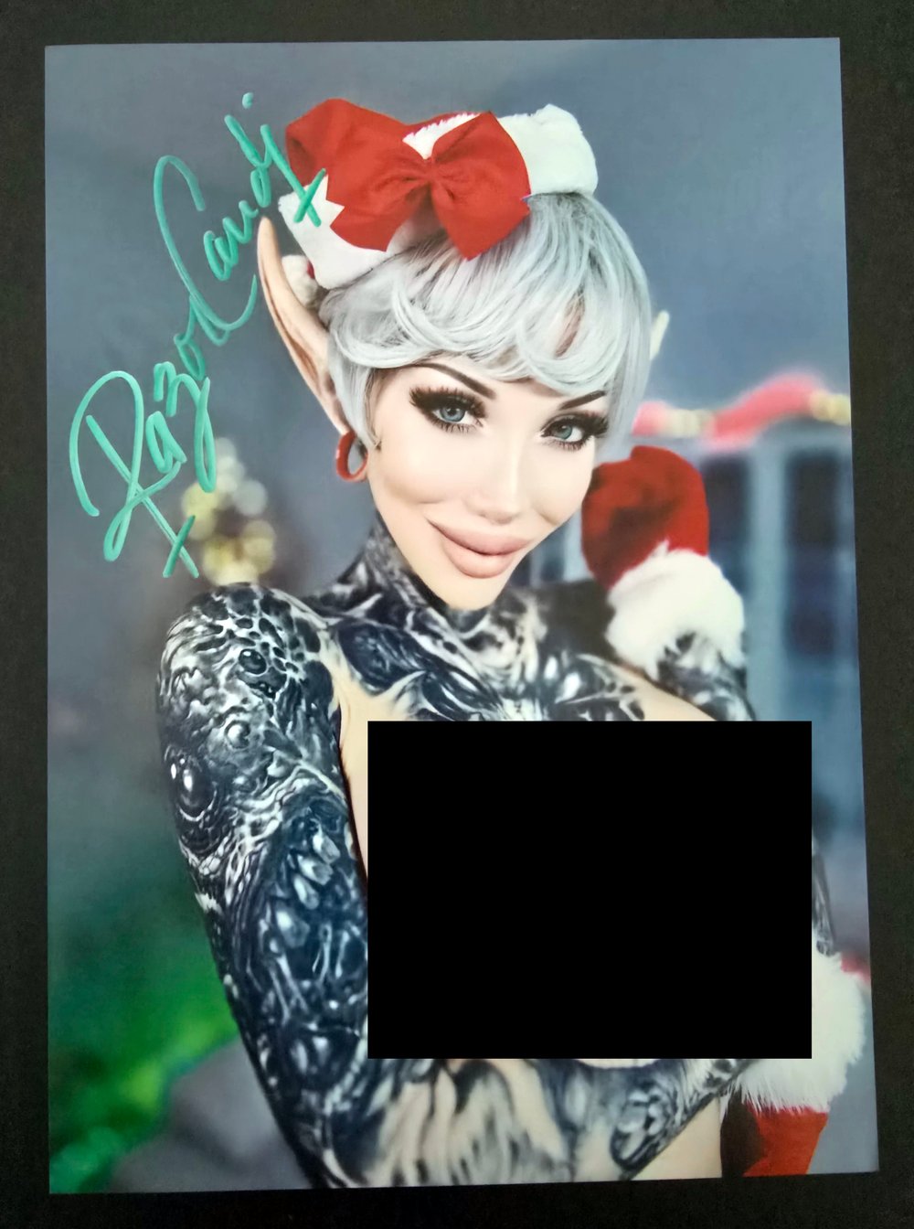 SANTA'S HELPER 5x7inch signed nsfw print