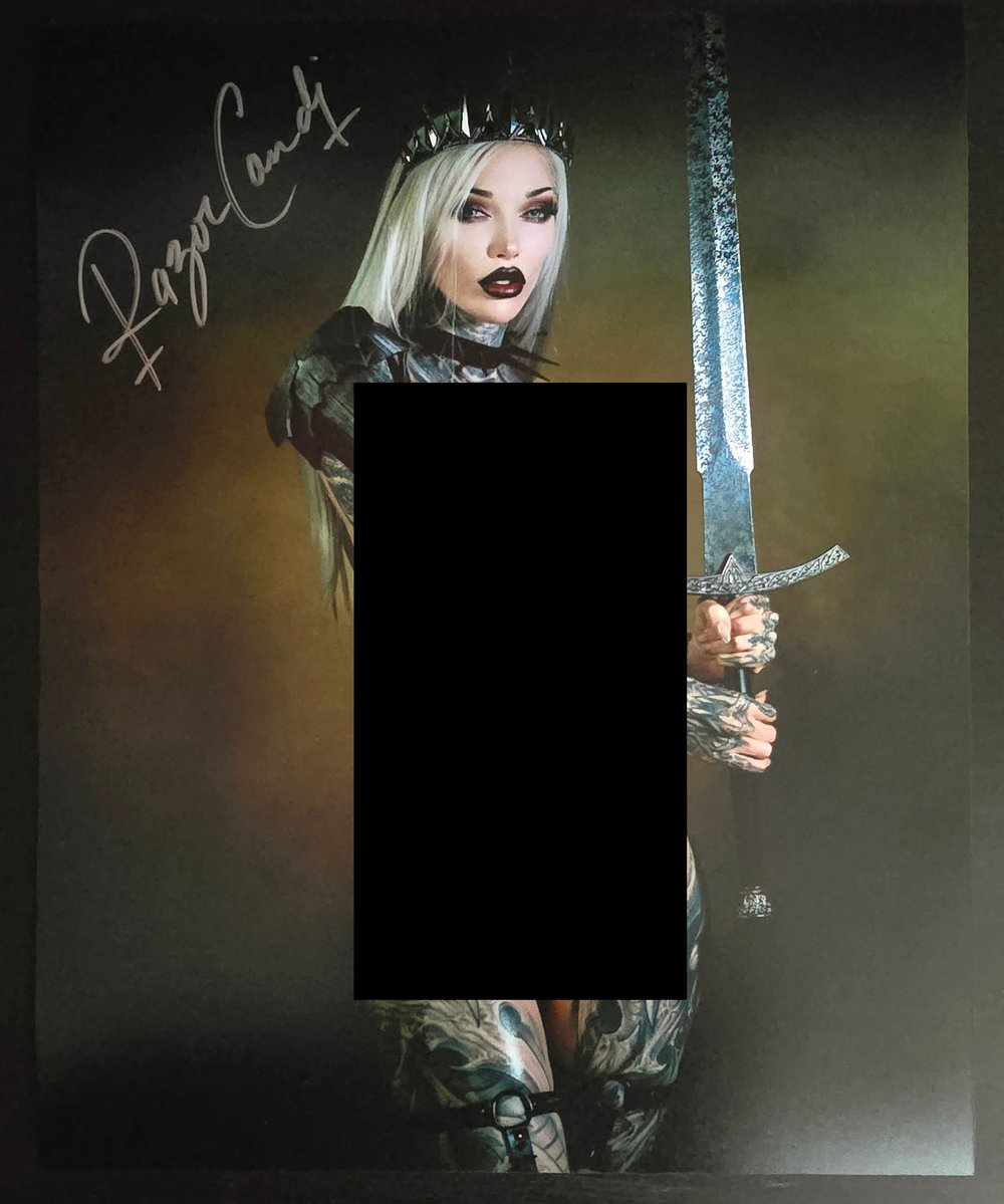 WITCH QUEEN 8x10inch signed nsfw print