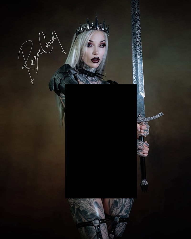 WITCH QUEEN 8x10inch signed nsfw print