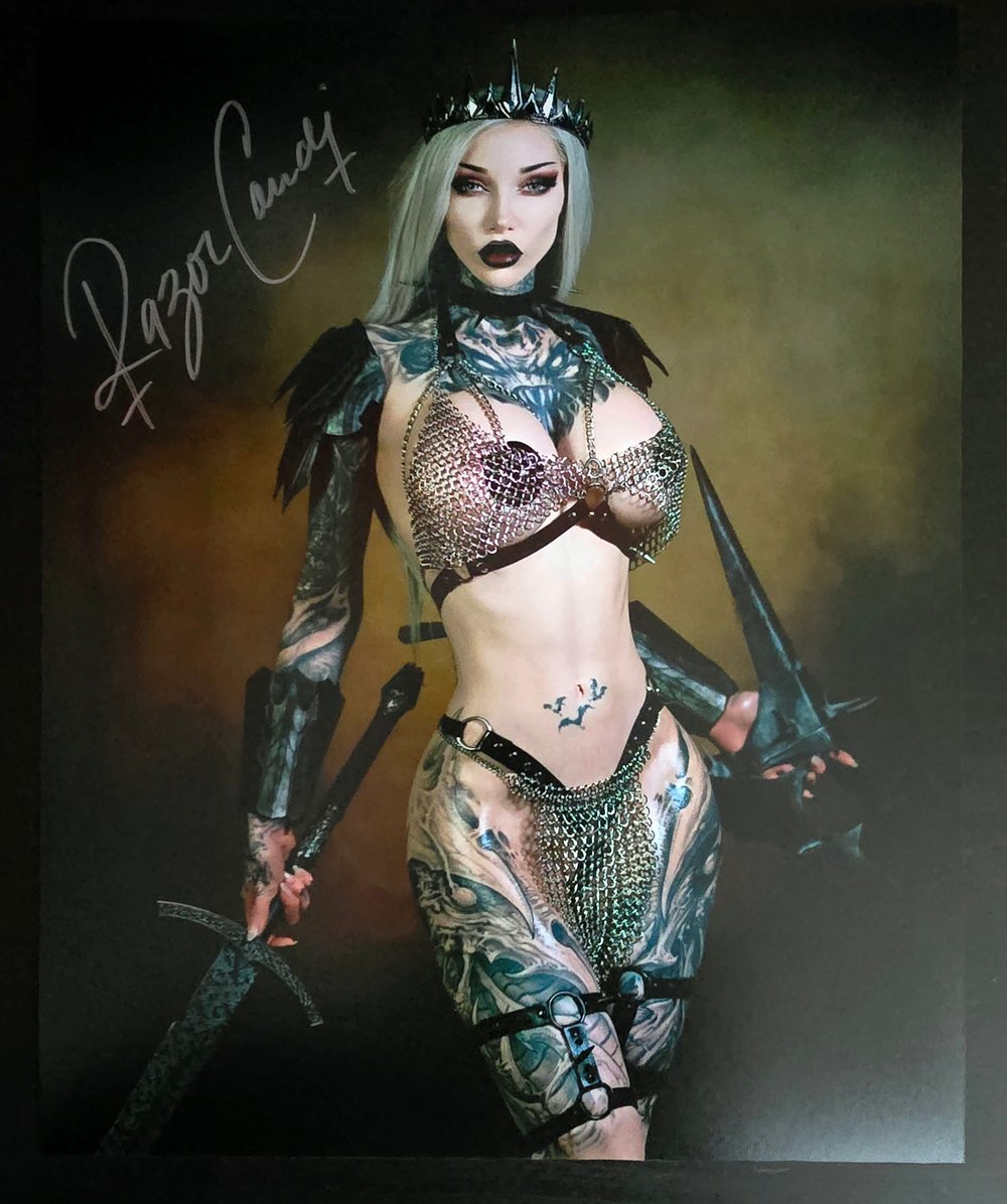 WITCH QUEEN 8x10inch signed print