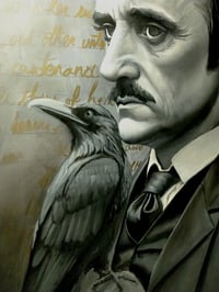 Image 3 of NEW Original Painting 'POE'