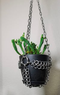 Image 3 of Hellbent Chainmaille plant hanger 