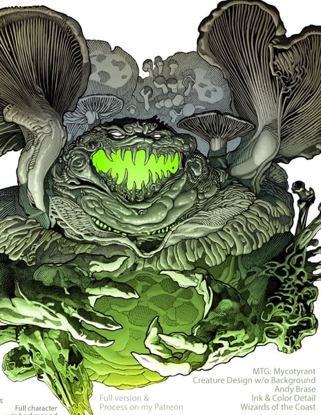 Image of <font color="yellow">*NEW: OVERSIZE 17x22 Prints</font> Mycotyrant (MTG)- LIMITED
