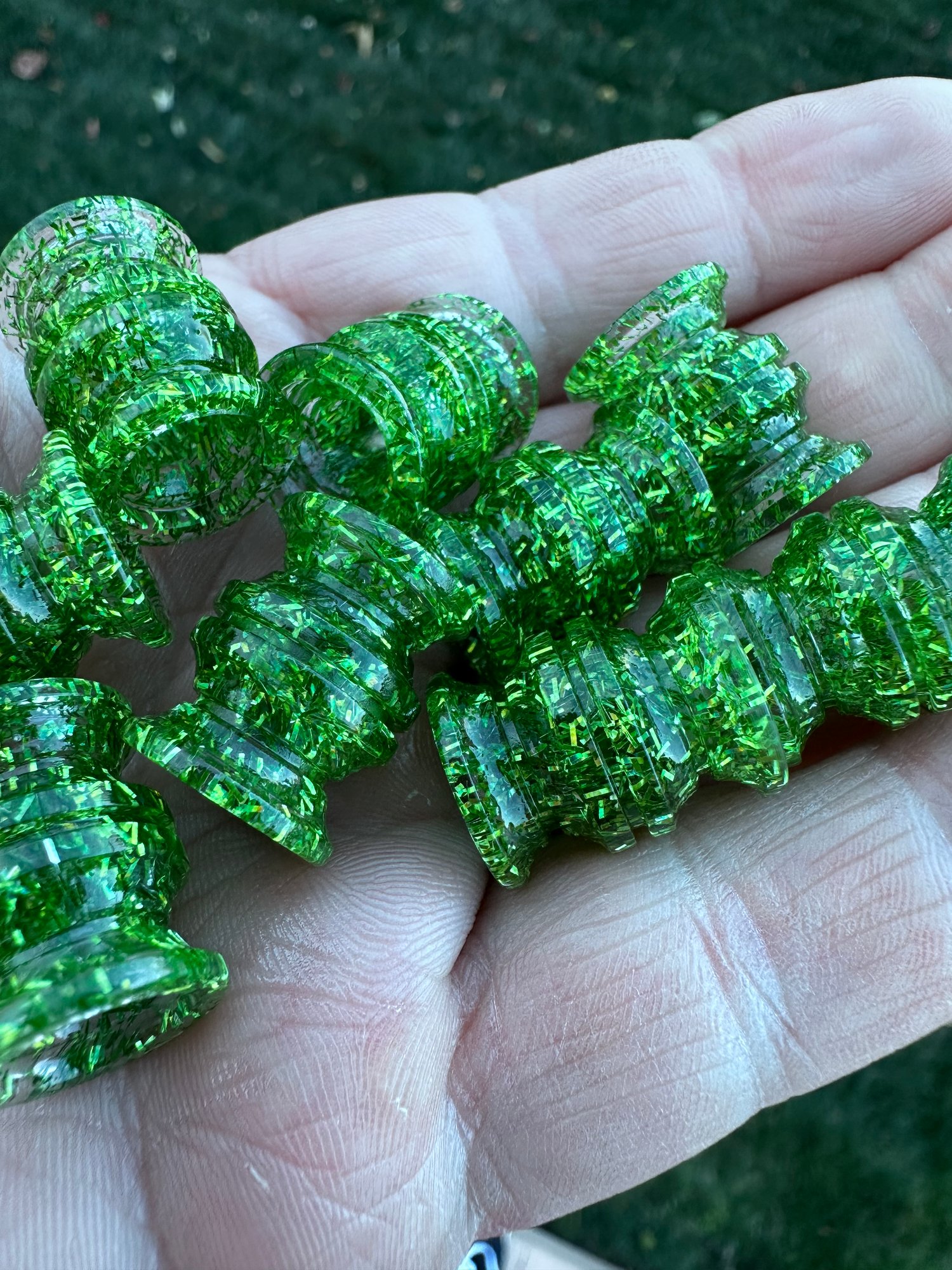 Image of *1 Per Person* Large Green Glitter