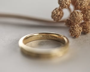 Image of 18ct Yellow Gold 3mm ‘Star' Eternity ring