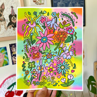 Flores Rainbow Print