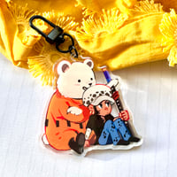 Image 1 of One Piece Law & Bepo Charm