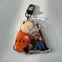 Image 2 of One Piece Law & Bepo Charm