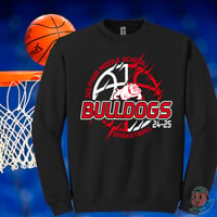 Image 1 of 8th grade sweatshirt with roster 18000