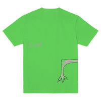 Image 2 of Monster T-Shirt lime green