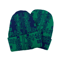 Reversible Beanie Navy/Forest Green
