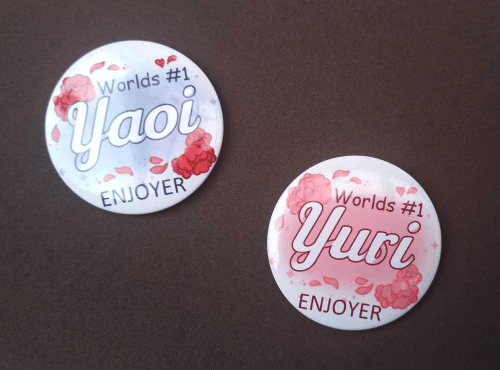 Yaoi and Yuri pins